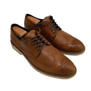 Cole Haan Men\'s Cognac Leather Wingtip Grand 360 size 12 Cole Haan Grand 360 Brown Leather Oxfords C40255 Men main image 3